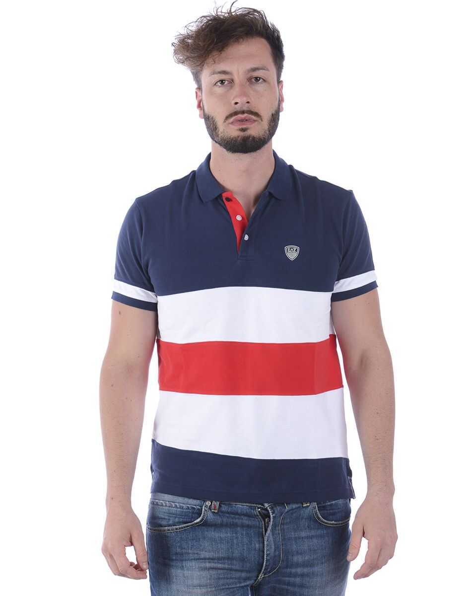 Topuri EA7 Ea7 Emporio Armani Topwear BLUE Barbati (BM 17346414) 1