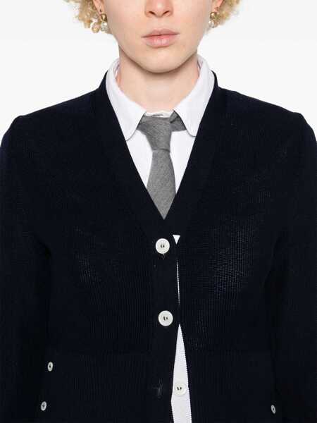 Pulovere Thom Browne Thom Browne Knitwear BLUE Femei (BM 17348712) 5