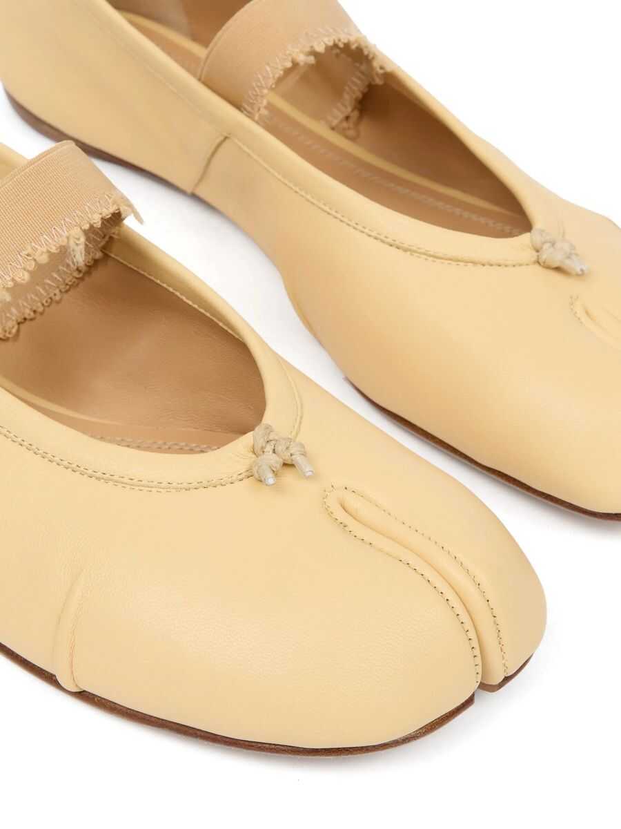 Balerini Maison Margiela Maison Margiela Tabi Ballerina Shoes BL/NUDE Femei (BM 17350257) 5