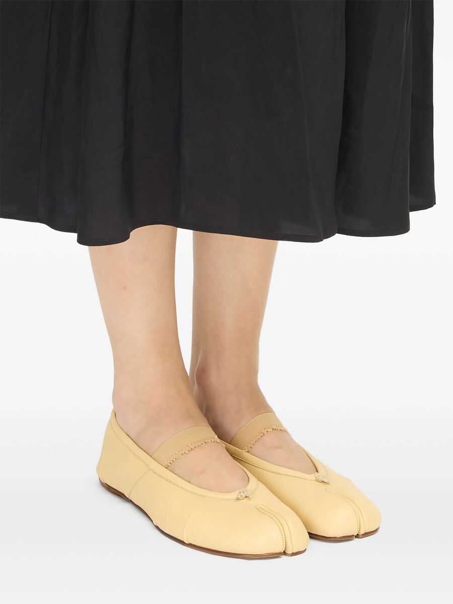 Balerini Maison Margiela Maison Margiela Tabi Ballerina Shoes BL/NUDE Femei (BM 17350257) 6