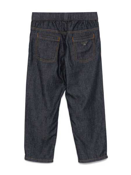 Pantaloni casual Emporio Armani 5 POCKETS PANT Blue Baieti (BM 17351025) 2