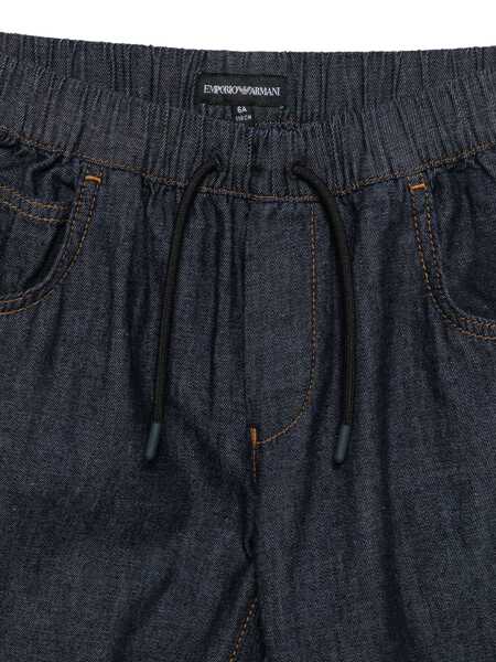 Pantaloni casual Emporio Armani 5 POCKETS PANT Blue Baieti (BM 17351025) 3