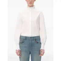 Camasi Dama - Camasi casual Valentino Garavani Volant Shirt BIANCO OTTICO Femei (BM 17351101) - B-mall.ro