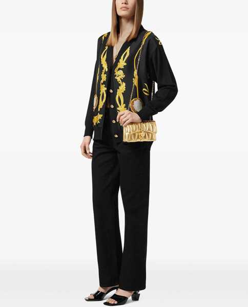 Genti de umar Versace Lambskin Kleio Mini Shoulder Bag GOLD-VERSACE GOLD Femei (BM 17351221) 2