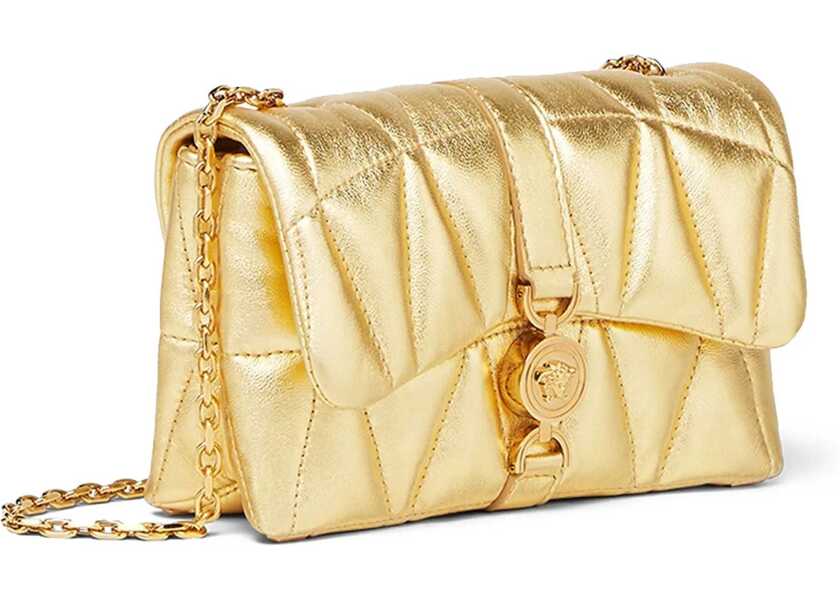 Genti de umar Versace Lambskin Kleio Mini Shoulder Bag GOLD-VERSACE GOLD Femei (BM 17351221) 4