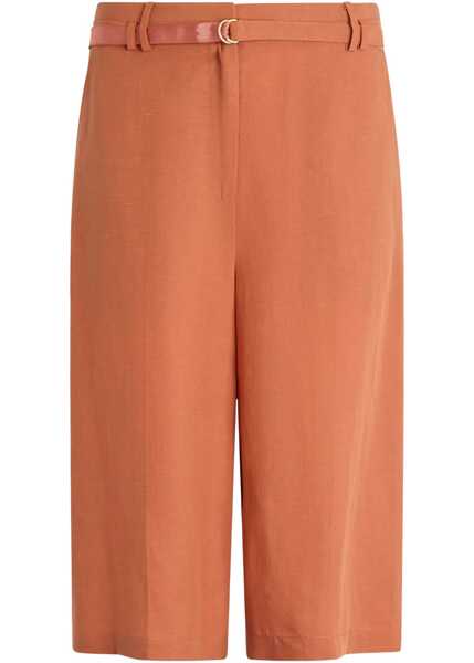 Pantaloni scurti Liu Jo Linen blend bermuda Orange Femei (BM 17351374) 1