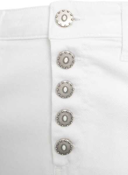 Rochii casual Dondup Denim midi skirt White Femei (BM 17351401) 4