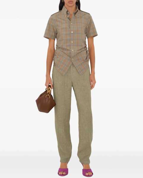 Camasi Burberry Check Shirt BROWN Femei (BM 17351563) 2