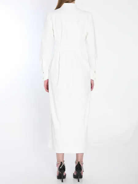 Rochii elegante Max Mara Long Shirt Dress WHITE Femei (BM 17351581) 4