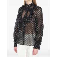 Camasi Valentino Garavani Dama - Camasi Valentino Garavani Shirt With Polka Dots BLACK Femei (BM 17351584) - B-mall.ro