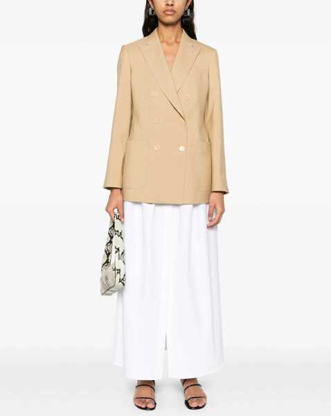 Sacouri Max Mara Double-Breasted Blazer BEIGE Femei (BM 17351593) 2