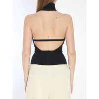 Body-uri Dama - Body-uri Max Mara High-Neck Bodysuit BLACK Femei (BM 17351596) - B-mall.ro