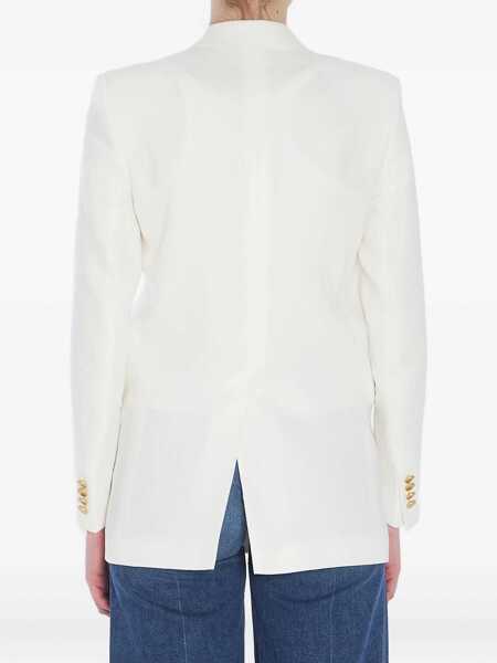 Sacouri Tagliatore Double-Breasted Jacket WHITE Femei (BM 17351611) 4