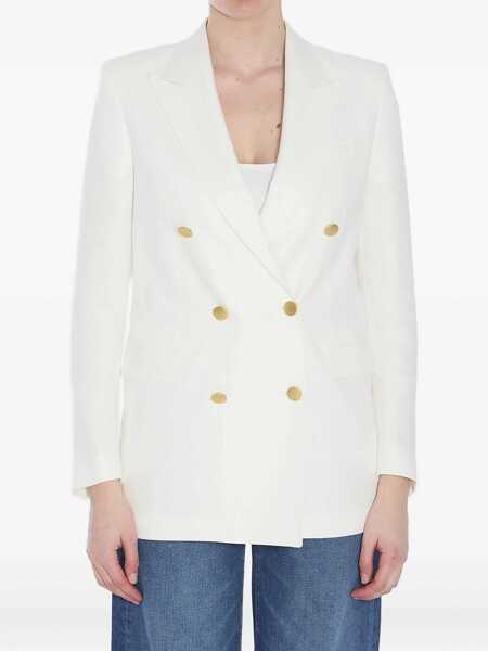 Sacouri Tagliatore Double-Breasted Jacket WHITE Femei (BM 17351611) 1