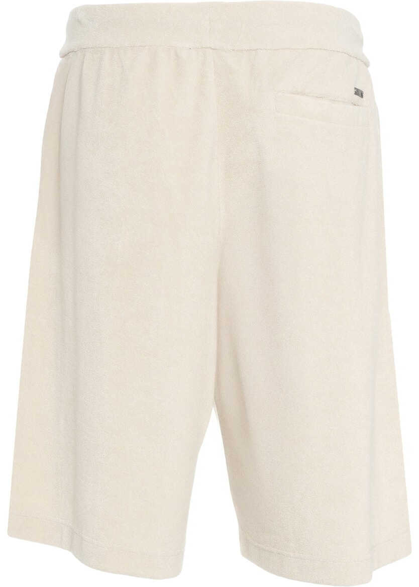 Pantaloni scurti Herno Terry cloth shorts Beige Barbati (BM 17351644) 3