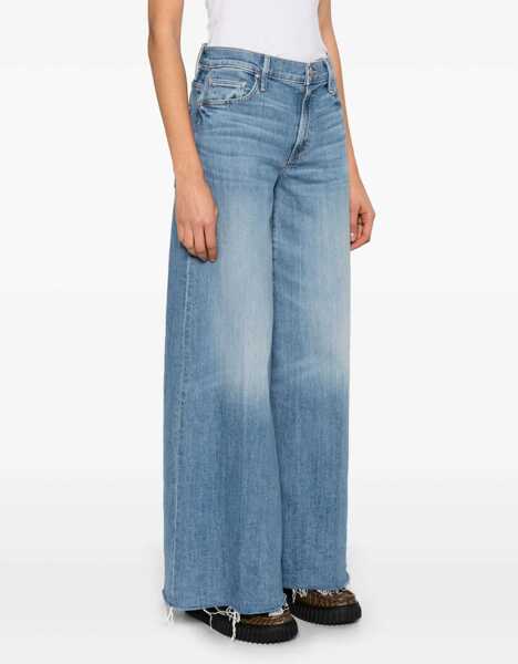 Blugi MOTHER The Swisher Sneak Fray Jeans LIGHT BLUE Femei (BM 17351698) 3