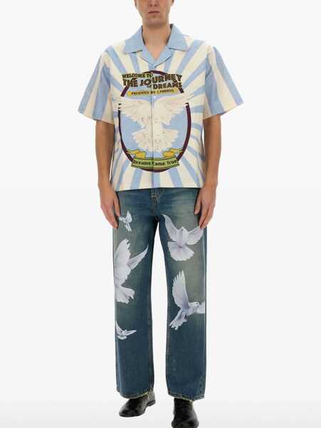 Camasi casual 3.PARADIS Journey Of Dreams Shirt BLUE Barbati (BM 17351800) 2