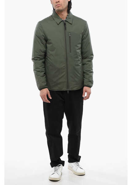 Jachete Woolrich Coach Reversible Windbreaker Green Barbati (BM 17352085) 4