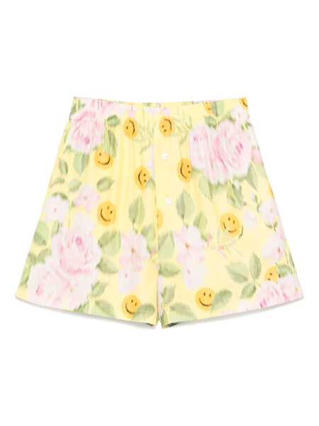 Pantaloni casual Moschino Moschino X Smiley Floral Shorts MULTICOLOUR Femei (BM 17352357) 1