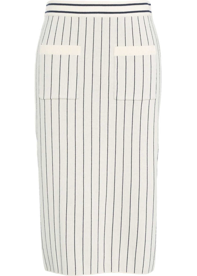 Rochii casual Baum und Pferdgarten Striped knit skirt Celie Beige Femei (BM 17352748) 1