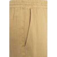 Pantaloni eleganti Otto d ame Dama - Pantaloni eleganti Otto d ame Linen palazzo pants Beige Femei (BM 17352937) - B-mall.ro