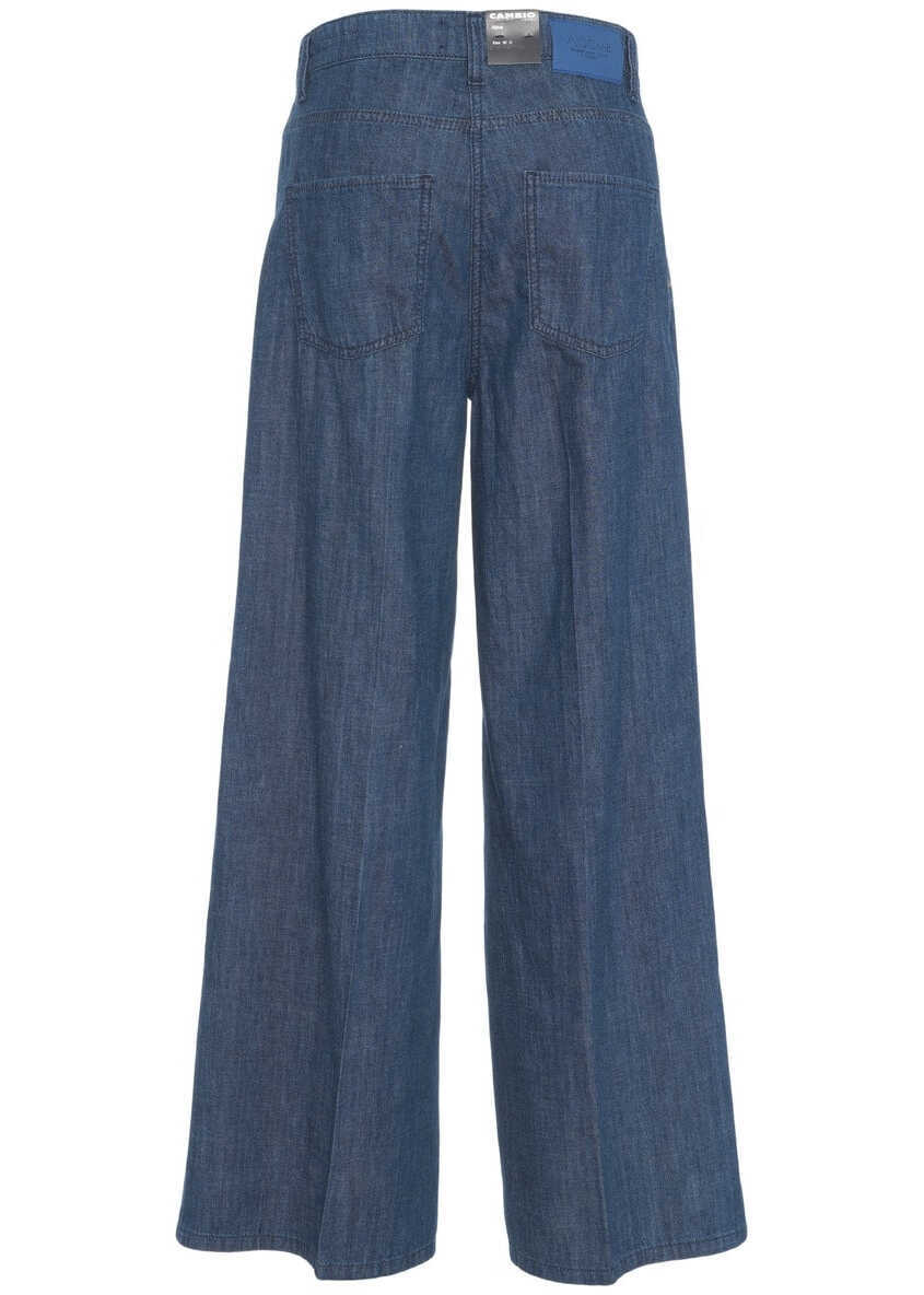 Pantaloni eleganti Cambio Wide leg pants Alina Blue Femei (BM 17352946) 3