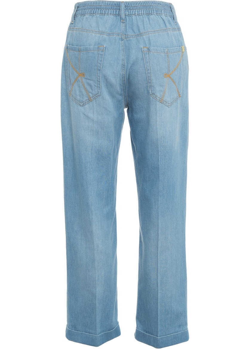 Blugi drepti Kaos Straight fit jeans Nicole Blue Femei (BM 17352958) 3