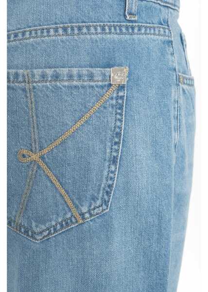 Blugi drepti Kaos Barrel leg jeans Blue Femei (BM 17352961) 4