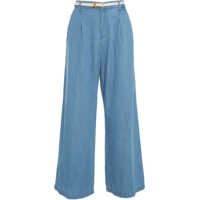 Pantaloni eleganti Flared pants with belt Femei