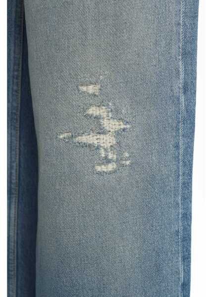 Blugi evazati Department Five Wide leg jeans Pop Blue Femei (BM 17352982) 4