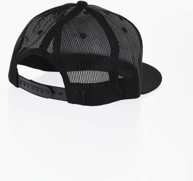 Caciuli 1989 STUDIO Mesh Cap With Embossed Embroidery Black Barbati (BM 17353141) 2