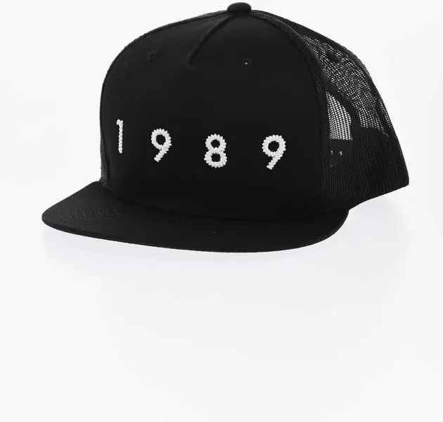 Caciuli 1989 STUDIO Mesh Cap With Embossed Embroidery Black Barbati (BM 17353141) 1
