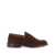 TRICKER'S LOAFERS JAMES SUEDE CHOCOLATE Chocolate