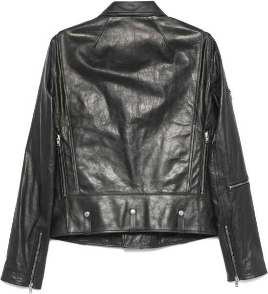 Geci de piele Rick Owens Leather Bauhaus Jacket BLACK Barbati (BM 17353318) 2