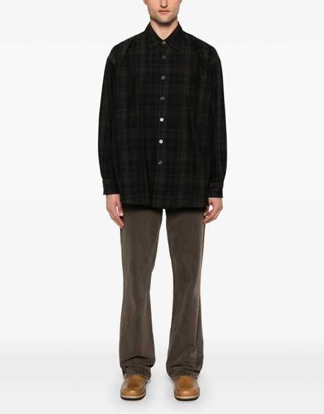 Camasi casual OUR LEGACY Borrowed Shirt BROWN Barbati (BM 17353321) 2