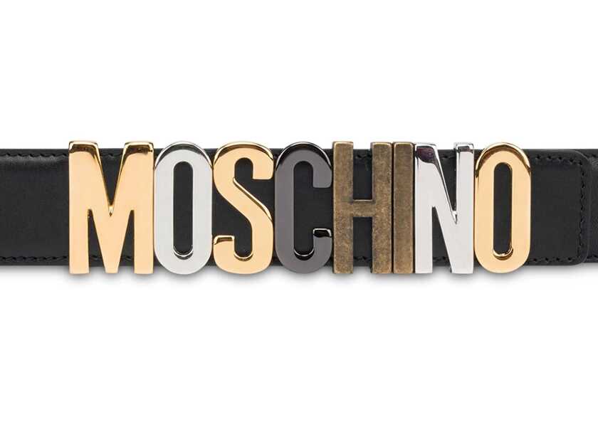 Curele Moschino Cinrua With Logo BLACK Femei (BM 17353387) 2