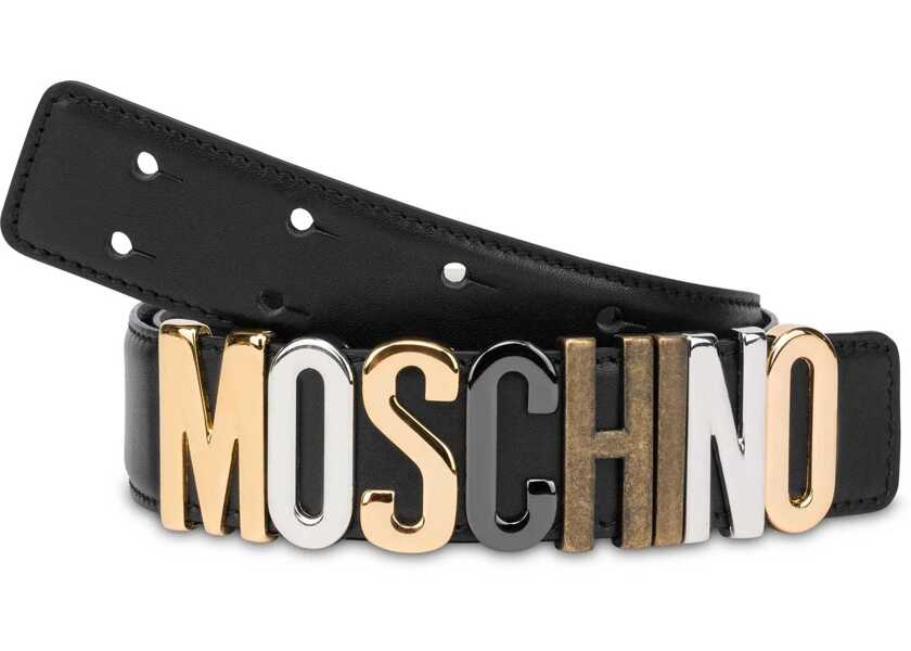 Curele Moschino Cinrua With Logo BLACK Femei (BM 17353387) 3