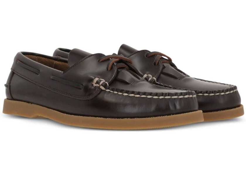 Mocasini HEREU Boat Moccasin DARK BROWN Femei (BM 17353402) 2
