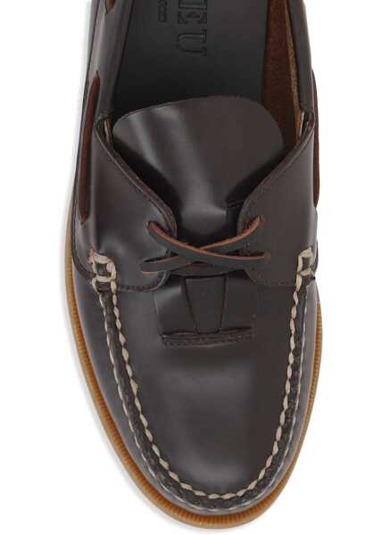 Mocasini HEREU Boat Moccasin DARK BROWN Femei (BM 17353402) 4