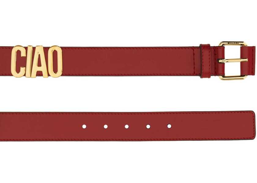 Curele Moschino Hello Belt RED Femei (BM 17353426) 2
