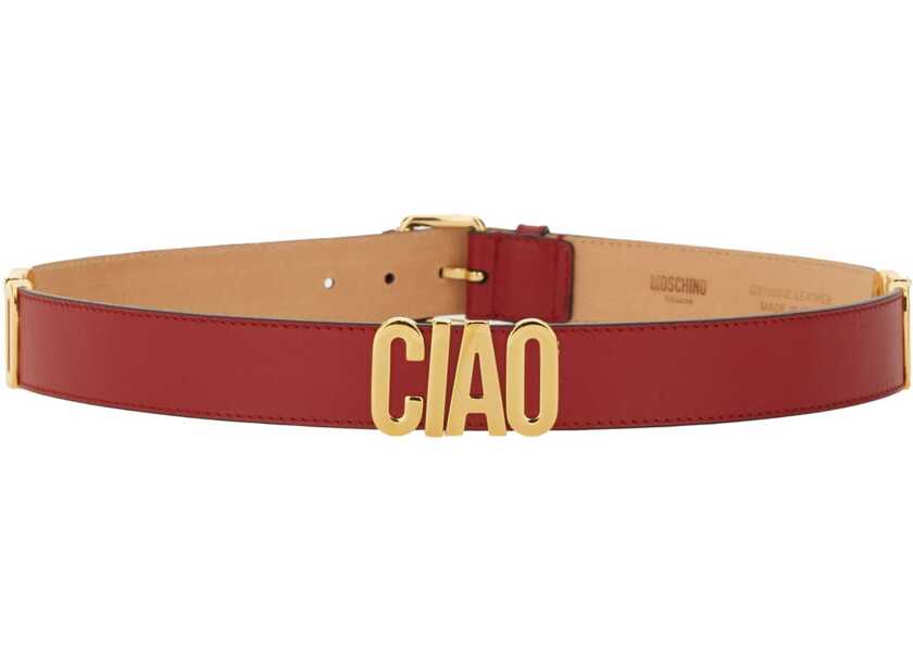 Curele Moschino Hello Belt RED Femei (BM 17353426) 3