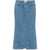 MARINE SERRE "Moon Laser" Long Skirt DENIM