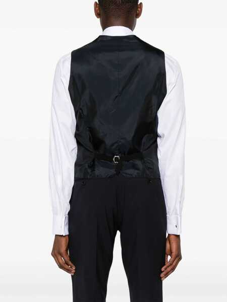 Veste costum Tagliatore Wool Vest BLUE Barbati (BM 17353702) 4