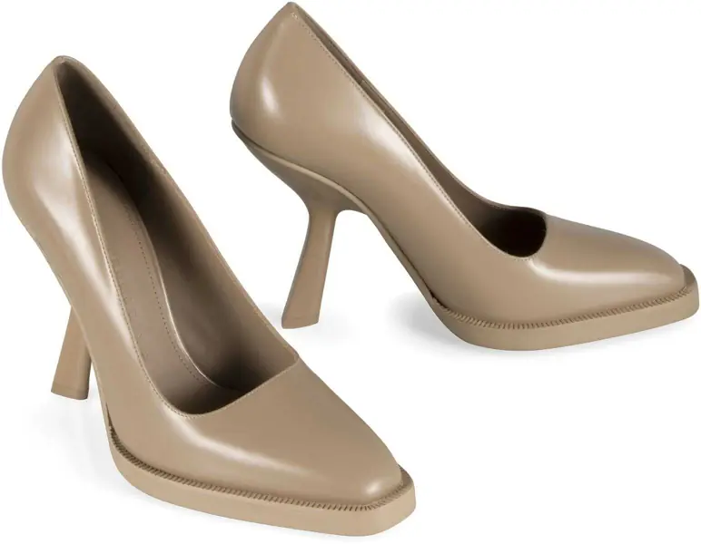 Pantofi cu toc Salvatore Ferragamo Salvatore Ferragamo Leather Pumps Beige Femei (BM 17353833) 3