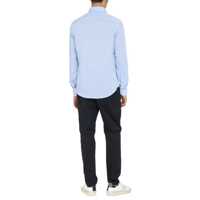 Camasi THE (ALPHABET) pentru Barbati - Camasi THE ALPHABET The Alphabet The Shirt - Stretch Cotton Shirt BLUE Barbati (BM 17354061) - B-mall.ro