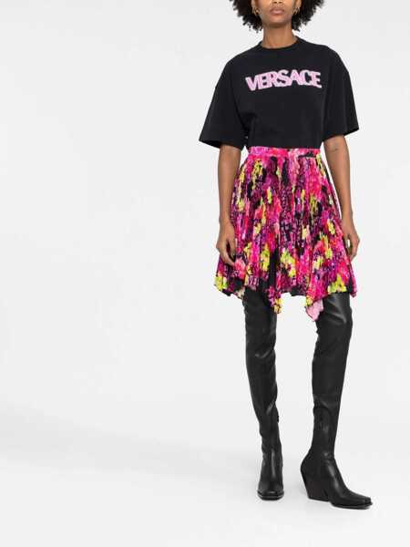 Fuste Versace Versace Printed Pleated Skirt MULTICOLOR Femei (BM 17354319) 2