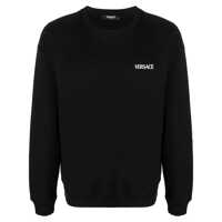 Pulovere Versace Versace Printed Cotton Crew-Neck Sweatshirt