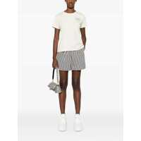 Tricouri Dama - Tricouri Pinko Pinko Nambrone Cotton Crew-Neck T-Shirt Beige Femei (BM 17354892) - B-mall.ro