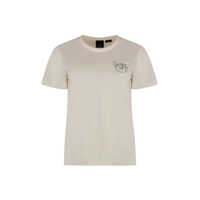 Tricouri Pinko Nambrone Cotton Crew-Neck T-Shirt Femei