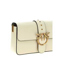 Genti de umar Pinko Dama - Genti de umar Pinko Pinko Love One Classic Crossbody Bag WHITE Femei (BM 17355006) - B-mall.ro
